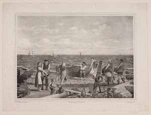 Fishermen Preparing to Go Out for Catch