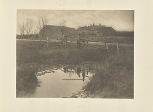 A Marsh Farm by Peter Henry Emerson