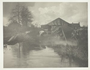 A Norfolk Boat-Yard by Peter Henry Emerson