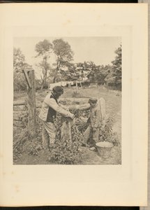 At the Grindstone - A Suffolk Farmyard by Peter Henry Emerson