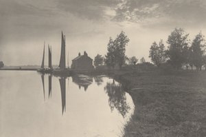 Cantley: Wherries Waiting for the Turn of the Tide by Peter Henry Emerson