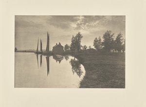 Cantley: Wherries Waiting for the Turn of the Tide by Peter Henry Emerson