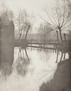 Footbridge Near Chingford by Peter Henry Emerson