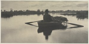 Rowing Home the Schoof-Stuff from Life and Landscape on the Norfolk Broads, plate XXI