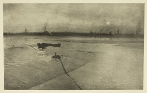 The Last of the Ebb-Great Yarmouth from Breydon by Peter Henry Emerson