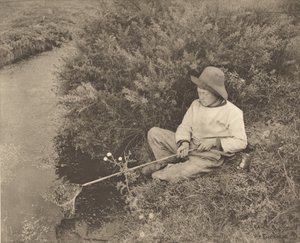 The Stickleback Catcher by Peter Henry Emerson