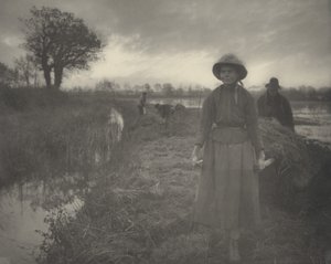 Poling the Marsh Hay