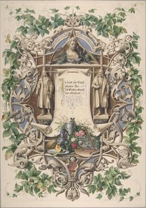 Homage from Bavarian Artists to King Ludwig I, 1874 by Peter Herwegen
