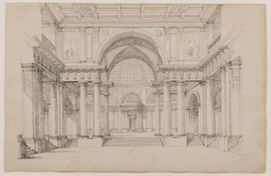 Architectural Elevation by Peter Hubert Des Vignes