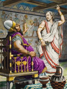 Ehud Holding the Dagger with Which He Will Kill the Moabite King Eglon by Peter Jackson