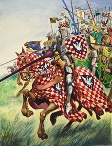Knights Charging into Battle by Peter Jackson