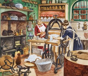 Nineteenth Century Kitchen by Peter Jackson