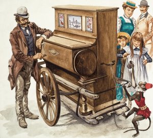 Organ Grinder and Monkey by Peter Jackson