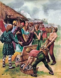 Phoenician merchants trading in Britain