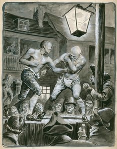 Street Bare Knuckle Fight by Peter Jackson