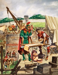 The Emperor Hadrian Checks Work by Peter Jackson