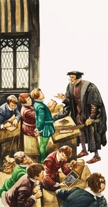 The Wonderful Story of Britain: At School in Tudor Times