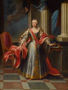 Portrait of Maria Anna Sophia of Saxony, Electress of Bavaria by Peter Jacob Horemans