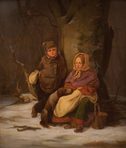 Two Poor Children by Peter Julius Larsen