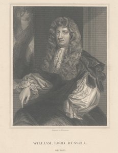 Portrait of Lord William Russell (engraved by H. Robinson) by Peter Lely