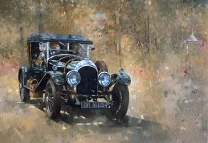 3 Litre Bentley at Cottesbrooke by Peter Miller