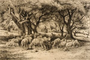 A New England Orchard by Peter Moran