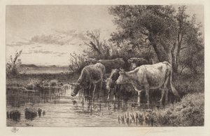 The Evening Hour by Peter Moran