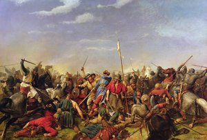 Battle of Stamford Bridge by Peter Nicolai Arbo