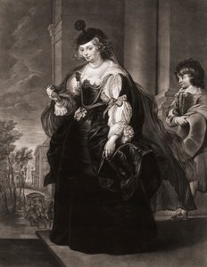 Helena Fourment or Helene Fourment (Portrait) by Peter Paul (after) Rubens