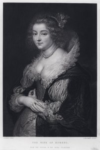 The Wife of Rubens by Peter Paul (after) Rubens