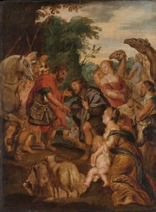 The Reconciliation Between Jacob and Esau by Peter Paul Rubens (after)