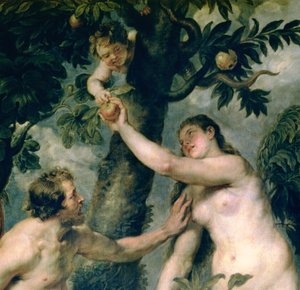 Adam and Eve (detail) by Peter Paul Rubens