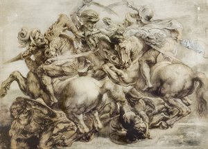 Battle of Anghiari, after Leonardo da Vinci by Peter Paul Rubens
