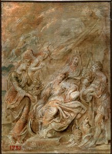 Birth of the Dauphin, Louis XIII by Peter Paul Rubens
