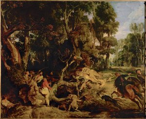 Boar Hunt by Peter Paul Rubens