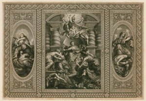 Ceiling of the Banqueting House in Whitehall by Peter Paul Rubens