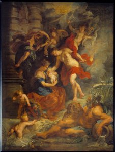 Cycle of Marie de Medicis: The Birth of Marie de Medicis by Peter Paul Rubens