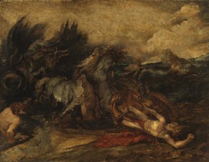 Death of Hippolytus by Peter Paul Rubens