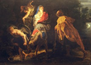 The Flight into Egypt by Peter Paul Rubens