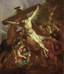 The Raising of the Cross by Peter Paul Rubens