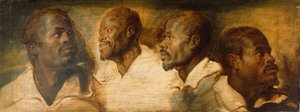 Four Studies of Male Head