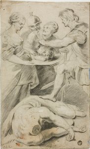 Herodias Receiving the Head of Saint John the Baptist by Peter Paul Rubens