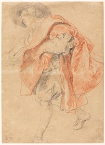 Young Man Descending a Staircase by Peter Paul Rubens