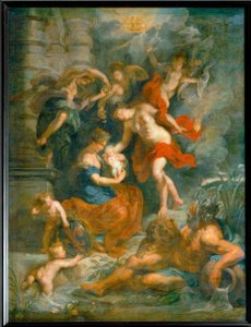 The Birth of Queen Marie de Médicis, in Florence on April 26, 1573