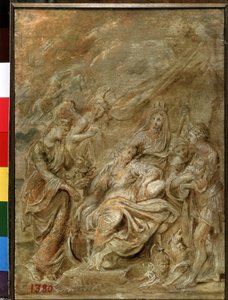 Birth of the Dauphin Louis XIII by Peter Paul Rubens