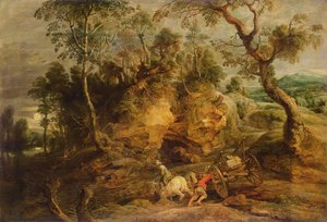 Landscape with Stone Carriers