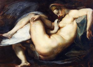 Leda and the Swan, 1598-1599