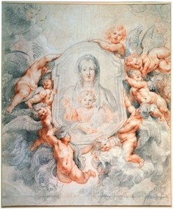 Madonna Adored by Angels (Madonna della Vallicella), 1608