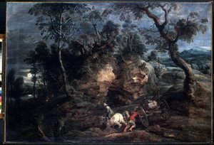 Landscape with Stone Carriers