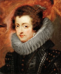 Portrait of Elisabeth of France, Queen consort of Spain